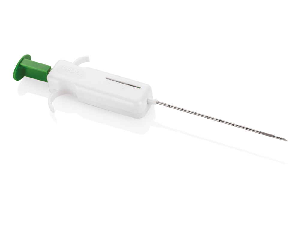 Semi-Automatic Spring Loaded Biopsy System with Ergonomic Shape – Bio-Feather