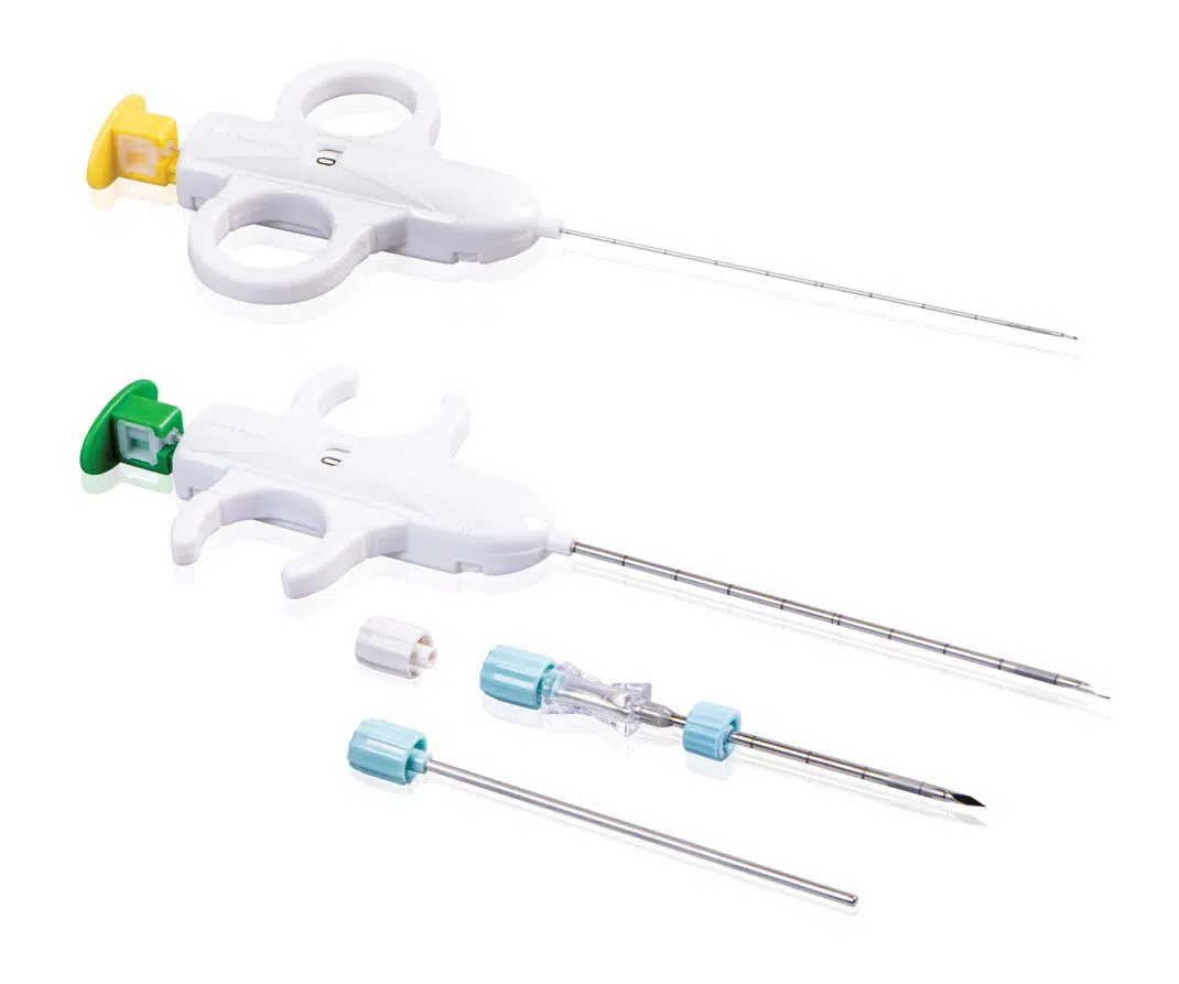 Sistem biopsie semi-automat - MEDEASY cu introducator coaxial si stilet bont